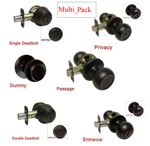 Multi-pack Oil Rubbed Bronze Door Handle Knobs Entry Privacy Passage Deadbolt 57. Fixed Price $149.99.