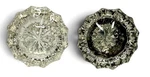 Crystal Clear Glass 12 Point Door Knobs Vtg Antique Set Of - With Screw. Fixed Price $12.99.