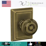 Schlage F10GEO609ADD Addison Collection Georgian Passage Knob, Antique Brass. Fixed Price $25.99.