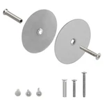 2 Pack Door Hole Cover Plate Brushed Satin Nickel Deadbolt 5/8".... Fixed Price $26.37.