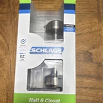 Schlage Passage Door Knob Bwe Satin Nickel Hall & Closet Easy Install. Fixed Price $15.50.