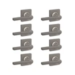 Lock Scout Straight Lever With Square Trim Hall Closet Door Handle, Satin.... Fixed Price $162.53.
