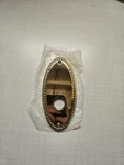 Baldwin 5.5" Oval Rope Rosette Polished Brass- Passage. Fixed Price $29.99.