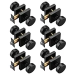 Starpy 6 Pack Black Door Knobs With Square Rosette, Interior Handles For.... Fixed Price $107.94.