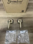 Grandeur 807751 Newport Solid Brass Rose Dummy Door Lever Set - Read. Fixed Price $44.99.