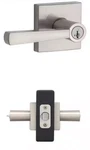 Baldwin 93540-015 Prestige Series Spyglass Keyed Entry Lever Satin Nickel. Fixed Price $60.00.