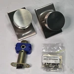 Emtek 5112ROUUS15 Modern Round Passage Door Knob Satin Nickel. Fixed Price $58.99.