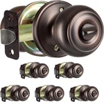Interior Privacy Door Knob - Keyless Oil Rubbed Bronze Finish (6 Pack). Fixed Price $65.85.