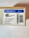 Taymor Equinox Round Rosette Interior Door Lever, Privacy, Satin Nickel. Fixed Price $24.99.
