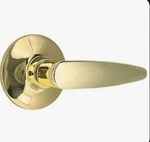 Shield Security Passage Straight Lever Bright Brass Door Knob 226945. Fixed Price $15.00.