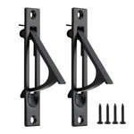 2 Pack Matte Black Pocket Door Pull, Solid Flush Edge Handle, Closet Hardware. Fixed Price $29.37.