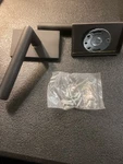 Emtek 5052STUUS19 Stuttgart Dummy Door Lever Set With Modern Rose - Flat Black. Fixed Price $118.99.