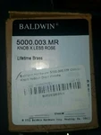 Baldwin Hardware 5000.003.MR Classic Knob Indoor Handle Set Openbox Seepic. Fixed Price $105.00.