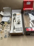 Kwikset 98180-002 Satin Nickel Front Door Lock Round Handle & Deadbolt. Fixed Price $59.99.