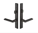 Emtek 1451LRLHFB Keyed Entry Lever Set Larriat American Cylinder Flat Black. Fixed Price $169.99.