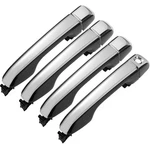Lcyolada Exterior Door Compatible 4PCS Handles, Chrome. Fixed Price $53.43.