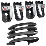 Lcyolada Set Of 8 Interior & Exterior Door Handles Compatible With Black. Fixed Price $47.22.