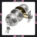 Cml Keyed Entry Door Knob Set - Solid Stainless Steel Ball Handle, 1 Pack. Fixed Price $24.14.
