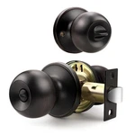 Lepushom 1 Door Knobs Interior, Keyless Pack, Oil Rubbed Bronze. Fixed Price $18.79.