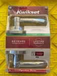 Kwikset - 720KTL Lever Round Rose Hall & Closet Passage 26 Polished Chrome. Fixed Price $10.00.