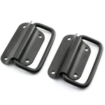 2PCS Metal Pull Boxes Chest Handles Black Stainless Steel Folding Hand.... Fixed Price $18.42.
