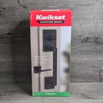 Kwikset Series San Clemente Front Door Handle W/ Interior Halifax Lever. Fixed Price $56.99.