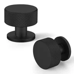 Fapual 25 Pack Matte Black Knobs For Kitchen Cabinets & Dresser Drawers,. Fixed Price $68.81.