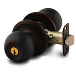 Copper Creek BK2050TB Ball Door Knob, Storeroom Function, 1 Pack, Tuscan Bronze. Fixed Price $14.50.