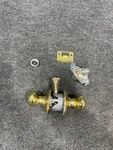 Schlage F10 Sie 605 3/4" Hall And Closet Knob, Bright Brass. Fixed Price $14.99.