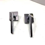 Emtek 5210HLORHUS26 Privacy Square Rosette Helios Lever Polished Chrome. Fixed Price $165.00.