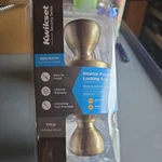New! Kwikset Tylo Antique Brass Interior Privacy Locking Knob Bathroom Bedroom. Fixed Price $14.99.