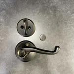 Schlage F59-FLA-716 Rh Flair Right Hand Lever/deadbolt Interior Only- Aged Bronz. Fixed Price $27.99.