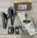 Kwikset 740HFLRDT-514S Halifax Keyed Entry Door Lever Matte Black *read*. Fixed Price $27.99.