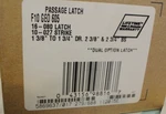 Schlage F10 Geo 605 Passage Latch Set Bright Brass Dual Option New. Fixed Price $19.99.