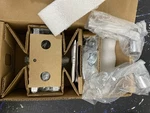 Baldwin PSSQUCFR260 Square Passage Door Lever Set W/ 5" Rose - Polished Chrome. Fixed Price $110.99.