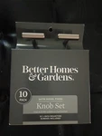 Set (satin Nickel Finish) Pack Of 10 Better Homes & Gardens New. Fixed Price $11.00.
