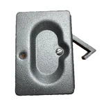 Emtek Pocket Door Passage Set - 2101 Pebbled Black New Open Box. Fixed Price $19.99.