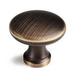 Antique Bronze Solid Brass Knobs For Cabinet 2 Pack Mid Centry Vintage Dresse.... Fixed Price $13.11.