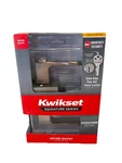 Kwikset Singapore Square Keyed Entry Handle Satin Nickel Model 97402-911. Fixed Price $34.99.