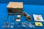 Schlage FC21 Elr 619 Kin Satin Nickel Custom Interior Combined Door Handle Kit. Fixed Price $67.96.