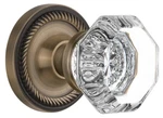Nostalgic Warehouse Ropwal Psg 234 Nk Waldorf Lead Crystal - Brass. Fixed Price $174.75.