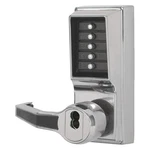 Kaba Simplex LR1021B-026-41 Push Button Lockset,right,bright Chrome 44ZY64. Fixed Price $823.28.