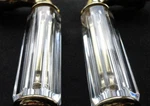 Baldwin Ashbury Premium Polished Brass Crystal Half Dummy Door Knob Lever Rh. Fixed Price $39.99.
