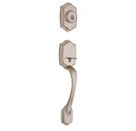 Kwikset 687BW-LIP-S Belleview Exterior Handleset Only Satin Nickel. Fixed Price $49.95.
