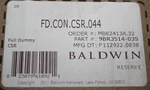 Baldwin FDCONCSR044 Contemporary Non-turning 2-SIDED Dummy Door Knob Satin Brass. Fixed Price $91.65.
