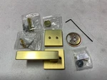 Kwikset 973SALSQT-4 Singapore Dummy Interior Pack Satin Brass. Fixed Price $43.06.