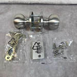 Amazon Basics Coastal Privacy Door Knob Satin Nickel Interior Bedroom Bathroom. Fixed Price $16.99.
