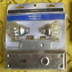 Defiant Mortise Lock Door Interior Set Satin Nickel Glass Knob Key New Vintage. Fixed Price $22.95.