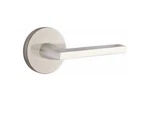 Emtek 5209HLOUS15LH Left Handed Privacy Lever Set - Satin Nickel. Fixed Price $130.00.