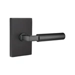 Emtek Dummy Door Lever Lock Black Hercules Modern Rectangular Right. Fixed Price $80.00.